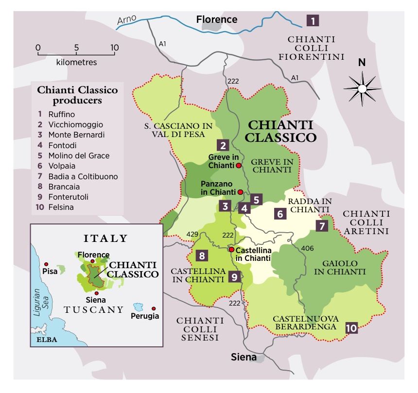 Oblast Chianti Classico